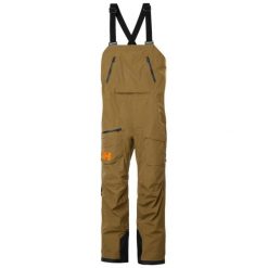 Kombinezon narciarski Helly Hansen Ridge Infinity. Brązowe spodnie sportowe męskie Helly Hansen, na zimę, m, bez wzorów, narciarskie. W wyprzedaży za 2,332.00 zł.