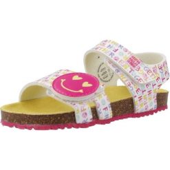 Sandały AGATHA RUIZ DE LA PRADA 242937A Biały. Białe sandały damskie Agatha Ruiz de la Prada, bez wzorów, z materiału, bez obcasa, bez zapięcia. Za 141.99 zł.