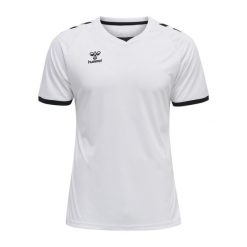 Koszulka Hummel hmlhmlCORE volley. Białe koszulki sportowe męskie Hummel, m, bez wzorów, bez kołnierzyka, bez ramiączek, do piłki nożnej. Za 83.99 zł.