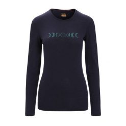 Koszulka termoaktywna damska icebreaker 200 Oasis Crewe Moon Phase. Niebieskie koszulki sportowe damskie Icebreaker, l, bez wzorów, bez kołnierzyka, bez ramiączek, narciarskie. Za 319.99 zł.