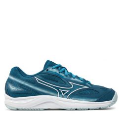 Buty do tenisa Mizuno. Niebieskie buty sportowe męskie Mizuno, bez zapięcia, tenisowe. Za 419.99 zł.