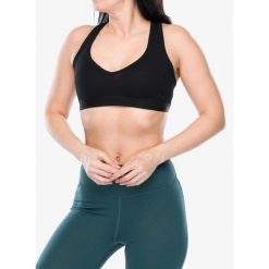 Biustonosz termoaktywny Sensor Merino DF Bra. Czerwone bielizna termoaktywna damska Sensor, l, bez wzorów, bez ramiączek. Za 121.99 zł.