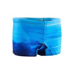 Bokserki 500 BONDI BEACH JR. Czarne kąpielówki dla chłopców NABAIJI. Za 39.99 zł.