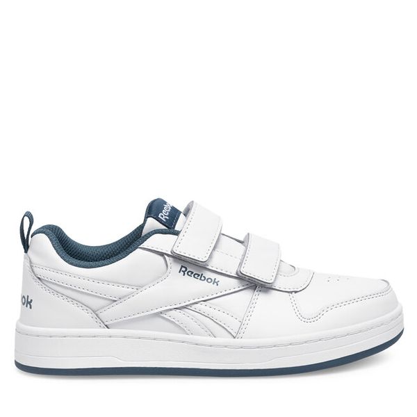 Sneakersy Reebok. Białe trampki i tenisówki chłopięce Reebok, bez wzorów, bez zapięcia. Za 99.99 zł.