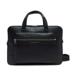Torba na laptopa Tommy Hilfiger. Czarne torby na laptopa męskie Tommy Hilfiger, bez wzorów. Za 459.99 zł.