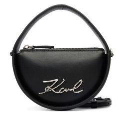 Torebka KARL LAGERFELD. Czarne torebki do ręki damskie KARL LAGERFELD, bez wzorów, klasyczne, bez dodatków. Za 849.99 zł.