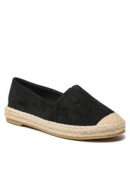 Jenny Fairy Espadryle WSS990-105 Czarny. Czarne espadryle damskie Jenny Fairy, bez wzorów, z materiału, bez obcasa, bez zapięcia. Za 43.99 zł.