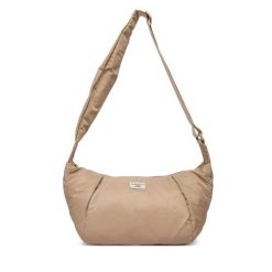 Torebka Guess Jeans. Brązowe torebki do ręki damskie Guess Jeans, z aplikacjami, z jeansu, bez dodatków. Za 259.99 zł.