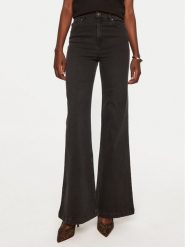 TWINSET Jeansy 242TP2590 Czarny Flare Fit. Czarne jeansy damskie Twinset. Za 499.99 zł.
