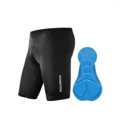 Męskie oddychające spodenki rowerowe ROCKBROS. Czarne krótkie spodenki sportowe męskie ROCKBROS, l, bez wzorów, z materiału, rowerowe. Za 141.28 zł.