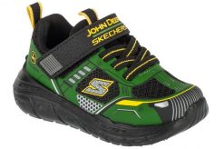 Buty sportowe Sneakersy chłopięce, Skech Tracks - Tractor-Tronix. Zielone trampki i tenisówki chłopięce Skechers, bez wzorów, z materiału, sportowe, przed kostkę, bez zapięcia. Za 179.99 zł.