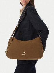 Beverly Hills Polo Club Torebka CEO-BHPC-L-011-10 Beżowy. Brązowe listonoszki damskie Beverly Hills Polo Club, bez wzorów, bez dodatków. Za 179.99 zł.