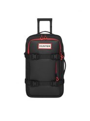 Hunter Walizka średnia HTR-WAL-004-M Czarny. Czarne walizki męskie Hunter, bez wzorów, z tworzywa sztucznego, średnie. Za 459.99 zł.