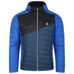 Kurtka Turystyczna Męska Z Podpinką. Niebieskie kurtki sportowe męskie Dare 2b, m, bez wzorów, z puchu, trekkingowe. Za 141.99 zł.