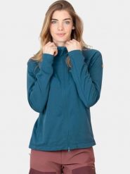 Sweter Damski Fjallraven Abisko Lite. Niebieskie swetry damskie Fjällräven, xs, bez wzorów, z materiału, sportowe, bez kołnierzyka, bez ramiączek, bez kaptura. Za 741.75 zł.