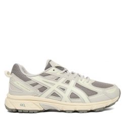 Sneakersy Asics. Szare trampki i tenisówki chłopięce Asics, bez wzorów, bez zapięcia. Za 359.99 zł.