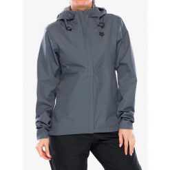 Kurtka rowerowa damska Fox Ranger 2.5L Water Jacket. Szare kurtki damskie FOX, l, bez wzorów, bez kaptura. Za 529.99 zł.