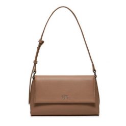 Torebka Calvin Klein. Brązowe torebki do ręki damskie Calvin Klein, bez wzorów, klasyczne, bez dodatków. Za 459.99 zł.