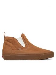 Vans Sztyblety Mid-Slip Insulated VN000V7ZGWT1 Brązowy. Brązowe botki męskie Vans, bez wzorów, ze skóry, bez zapięcia. Za 519.99 zł.