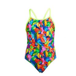 Strój kąpielowy dziewczęcy Funkita Bright Birds Diamond Back. Żółte stroje kąpielowe dla dziewczynek FUNKITA, bez wzorów, z dzianiny. Za 169.00 zł.