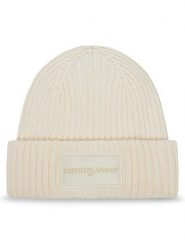 Tommy Jeans Czapka Script AW0AW17909 Écru. Białe czapki i kapelusze damskie Tommy Jeans, na zimę, bez wzorów, z bawełny. Za 199.99 zł.