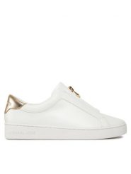 MICHAEL Michael Kors Sneakersy Keaton Zip Slip On 43R4KTFP2L Złoty. Białe trampki i tenisówki damskie MICHAEL Michael Kors, bez wzorów, ze skóry, bez zapięcia. Za 479.99 zł.