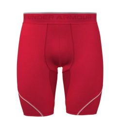 Szorty Under Armour HeatGear® Elite. Czerwone krótkie spodenki sportowe męskie Under Armour, m, bez wzorów, z elastanu, na fitness i siłownię. Za 222.60 zł.