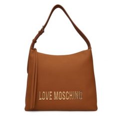 Torebka LOVE MOSCHINO. Brązowe torebki do ręki damskie Love Moschino, bez wzorów, klasyczne, bez dodatków. Za 799.00 zł.