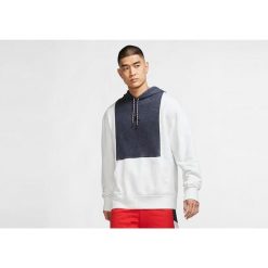 Bluza męska nike air jordan legacy 1 pullover hoodie white. Białe bluzy męskie Nike, m, bez wzorów, z bawełny, bez kaptura, do biegania. Za 379.00 zł.