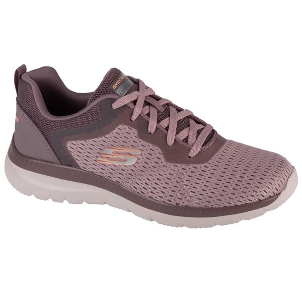 Buty do chodzenia damskie Skechers Dynamight 20FALLFO. Czerwone obuwie sportowe damskie Skechers, bez wzorów, z materiału, trekkingowe, Skechers Sport. Za 229.99 zł.
