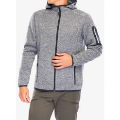Kurtka polarowa męska CMP Borgis Fix Hood Jacket. Szare kurtki męskie CMP, m, bez wzorów, z polaru, sportowe, bez kaptura. Za 249.99 zł.