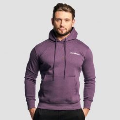 Bluza męska fitness z kapturem Athlete Obsidian. Czarne bluzy męskie GYMBEAM, l, bez wzorów, z bawełny, z kapturem. Za 85.90 zł.