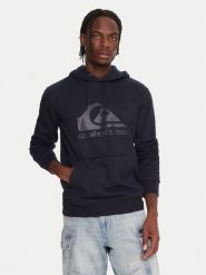 Quiksilver Bluza Comp Logo EQYFT05053 Granatowy Regular Fit. Niebieskie bluzy męskie Quiksilver, l, bez wzorów, z syntetyku, bez kaptura. Za 269.99 zł.