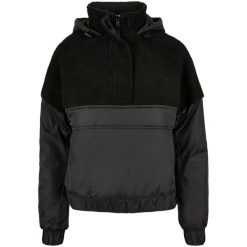 Kurtka Damska Sherpa Pull Over Jacket. Czarne kurtki damskie Urban Classics, xl, bez wzorów, bez kaptura. Za 287.99 zł.