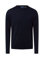 Polo Ralph Lauren Męski sweter z dzianiny Mężczyźni Bawełna niebieski jednolity, L. Niebieskie swetry przez głowę męskie Polo Ralph Lauren, l, bez wzorów, z bawełny, bez kołnierzyka. Za 929.95 zł.