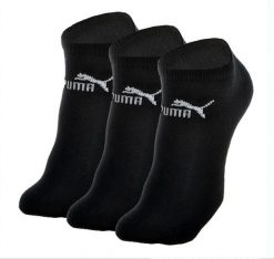 Puma Skarpetki męskie Basic Sneaker 3pack 201103001-200 Black r. 39-42. Czarne skarpety męskie Puma, bez wzorów. Za 33.87 zł.