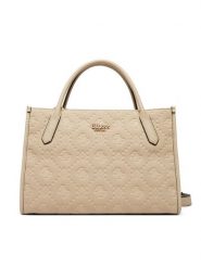 Guess Torebka Jodi HWPD97 69220 Beżowy jasny. Brązowe torebki do ręki damskie Guess, z aplikacjami, z materiału, bez dodatków. Za 679.99 zł.