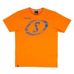 Koszulka Spalding Fast. Brązowe koszulki sportowe męskie Spalding, bez wzorów, bez kołnierzyka, bez ramiączek, na fitness i siłownię. Za 194.00 zł.