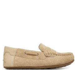 Mokasyny Mayoral. Brązowe półbuty chłopięce Mayoral, bez wzorów, bez zapięcia. Za 249.99 zł.