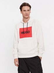Hugo Bluza Duratschi223 50473168 Écru Regular Fit. Bluzy męskie Hugo, m, bez wzorów, z bawełny, bez kaptura. Za 459.99 zł.
