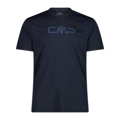 Koszulka męska turystyczna CMP 39T7117P. Niebieskie koszulki sportowe męskie CMP, m, bez wzorów, bez kołnierzyka, bez ramiączek, trekkingowe. W wyprzedaży za 41.99 zł.