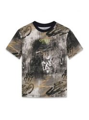 Guess T-Shirt L6RI04 K8HM4 Kolorowy Oversize. T-shirty dla chłopców Guess, z aplikacjami, z bawełny, bez ramiączek. Za 125.00 zł.