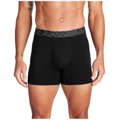 Bokserki sportowe męskie UNDER ARMOUR majtki 3-PAK. Czarne bokserki męskie Under Armour, m, bez wzorów, z bawełny. Za 164.99 zł.