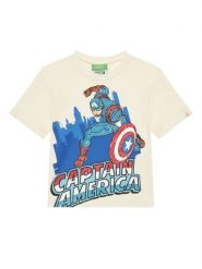 United Colors Of Benetton T-Shirt 35RYG10I1 Beżowy Regular Fit. Brązowe t-shirty dla chłopców United Colors Of Benetton, bez wzorów, z bawełny, bez ramiączek. Za 49.99 zł.