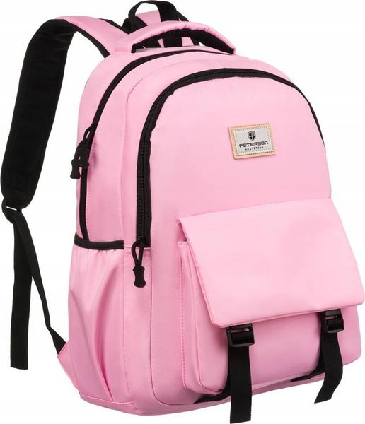 Peterson Duży plecak damski wykonany z poliestru - Peterson NoSize. Plecaki damskie Peterson, bez wzorów. Za 110.38 zł.