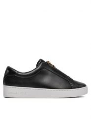 MICHAEL Michael Kors Sneakersy Keaton Zip Slip On 43R4KTFP1L Czarny. Czarne trampki i tenisówki damskie MICHAEL Michael Kors, bez wzorów, ze skóry, bez zapięcia. Za 449.99 zł.