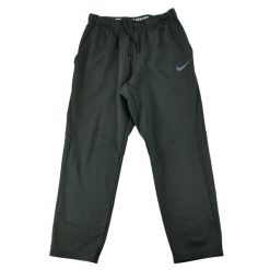 Nike spodnie dresowe męskie Dri-Fit. Czarne spodnie sportowe męskie Nike, l, bez wzorów, z dresówki, do biegania, dri-fit (nike). Za 114.98 zł.