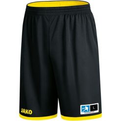 Szorty Jako reversible Change 2.0. Czarne krótkie spodenki sportowe męskie Jako, l, bez wzorów, z materiału, na fitness i siłownię. Za 247.00 zł.