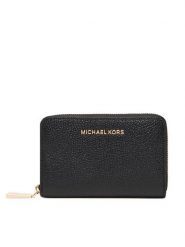 MICHAEL Michael Kors Portfel Jet Set 32F9GJ6D0L Czarny. Czarne portfele damskie MICHAEL Michael Kors, bez wzorów, ze skóry. Za 369.99 zł.