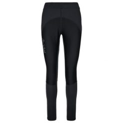 Damskie legginsy do narciarstwa biegowego Kilpi KARANG-W. Czarne legginsy damskie Kilpi, s, bez wzorów, z materiału. Za 215.49 zł.